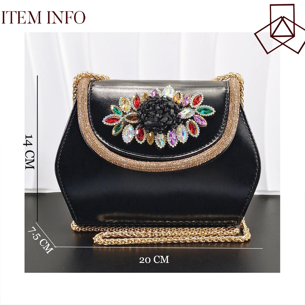 2026 Women's Elegant Green Wedge heel Shoe and Matching Bag Set with Rhinestone Accents – Stylish Square Toe Design for Parties