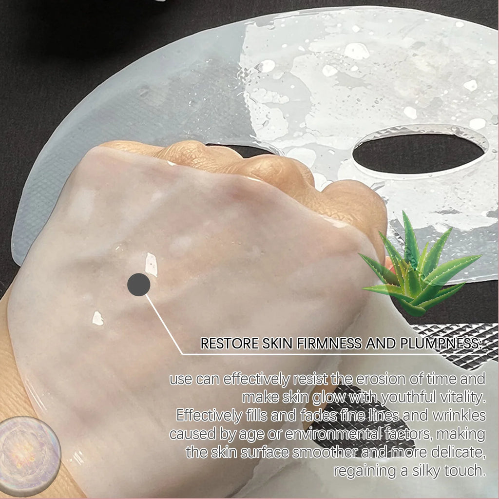Bio Collagen Face Mask3/ 5/10pcs, Deep Hydrating, Pore Minimizing, Moisturizing Overnight Mask for All Skin Types ﻿