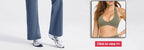 NCLAGEN SoftMotion Straight Leg Bottoms Women's Mid-Waist Yoga Pants GYM Leggings Naked Feel Pilates Running Sports Trousers