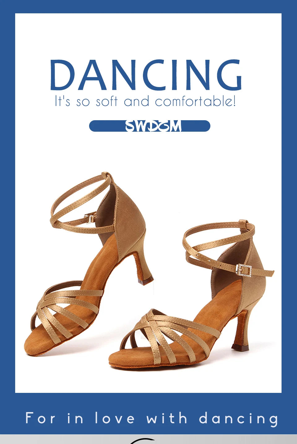 Latin Dance Shoes Women Suede Soles Tango Indood Dancing Shoes Cuban Heels Party High Heel Ballroom Dance Shoes Wholesale