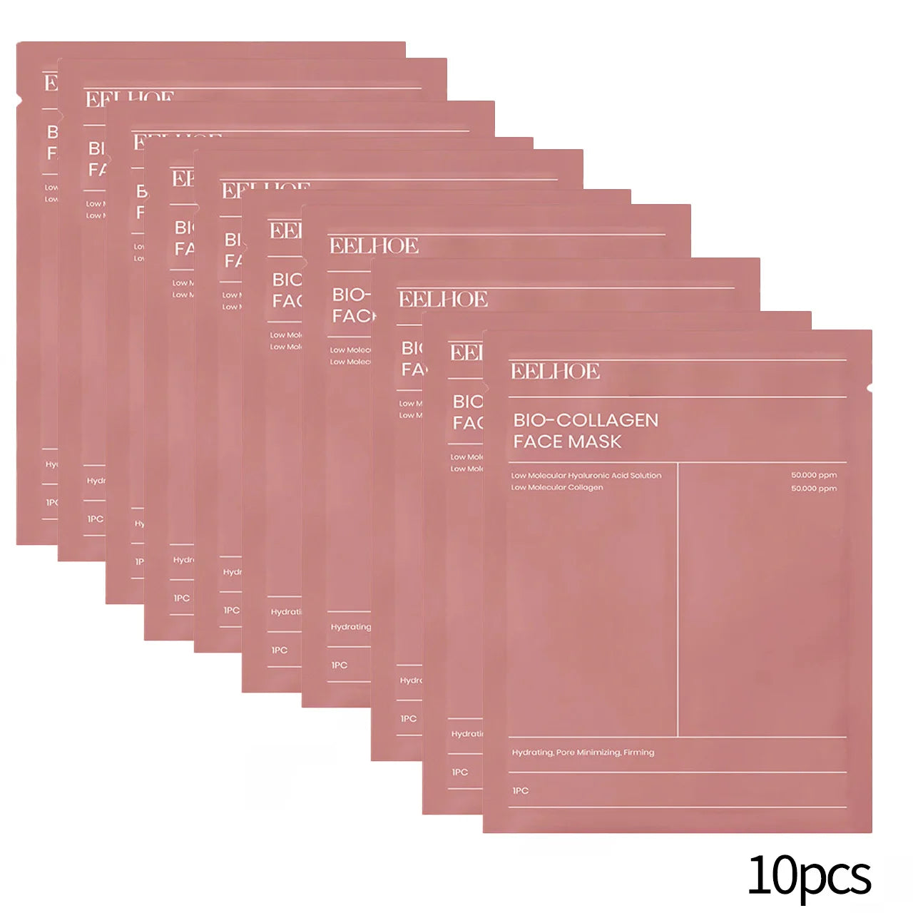 Bio Collagen Face Mask3/ 5/10pcs, Deep Hydrating, Pore Minimizing, Moisturizing Overnight Mask for All Skin Types ﻿